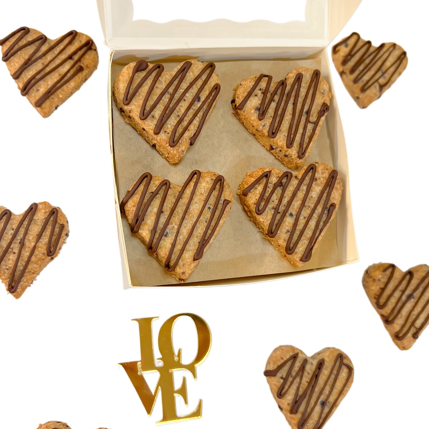 Galletas sin azúcar con chocolate