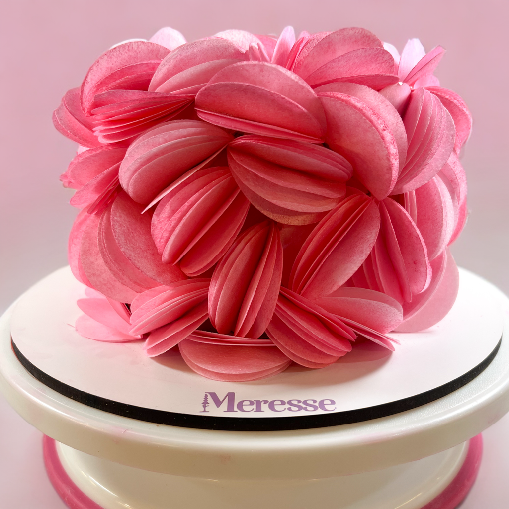 Pastel obleas rosa